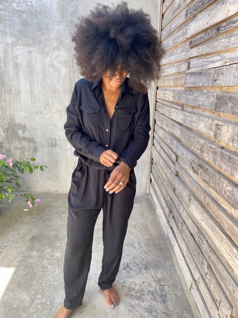 Roxi Grey Jumpsuit