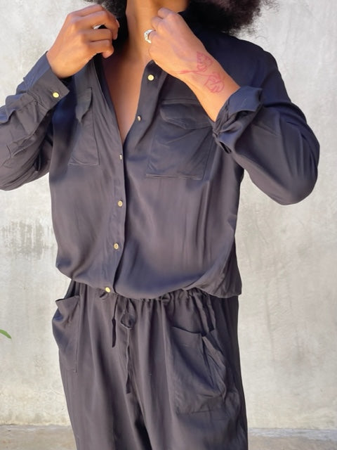 Roxi Grey Jumpsuit