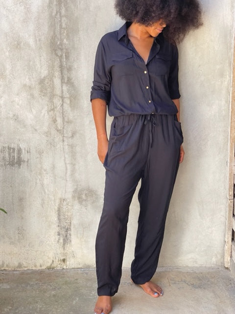 Roxi Grey Jumpsuit