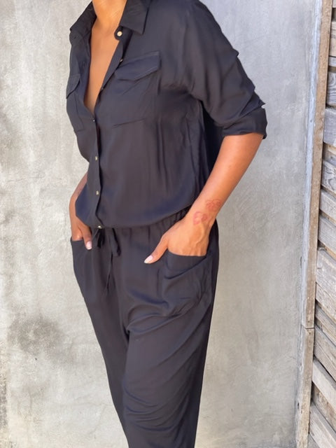 Roxi Grey Jumpsuit
