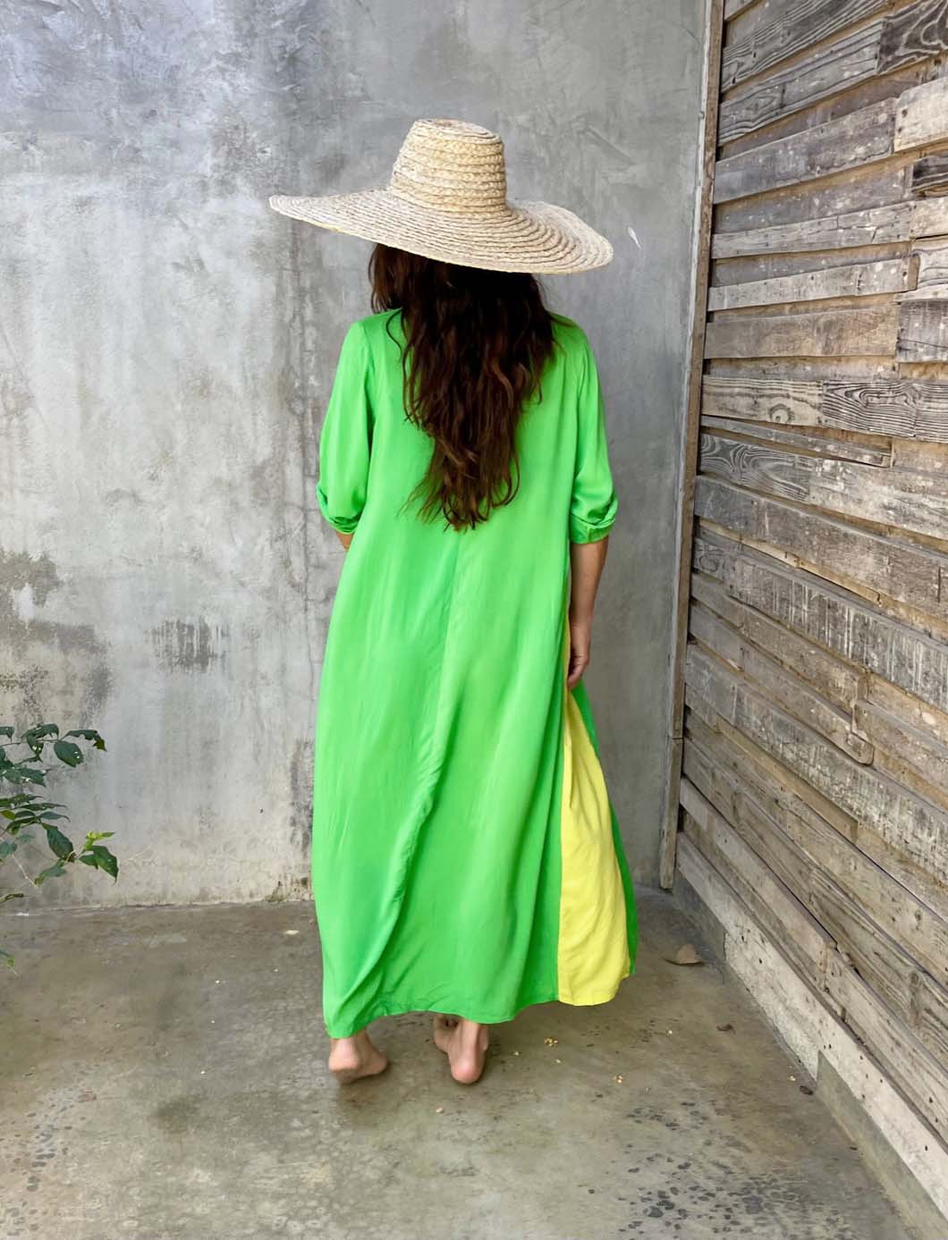 Juliana Green and Yellow Tunic