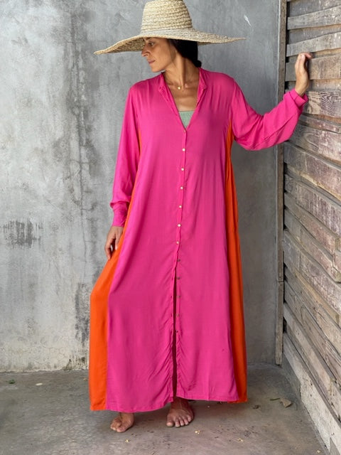 Juliana Pink and Orange Tunic