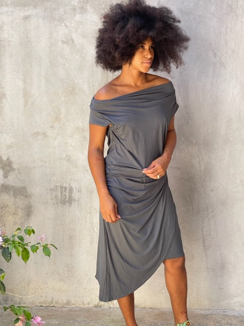Nicole Grey Dress