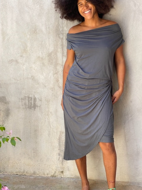 Nicole Grey Dress