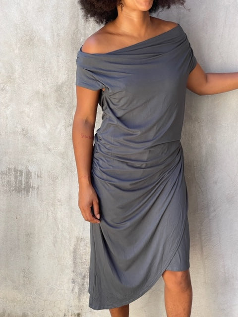 Nicole Grey Dress