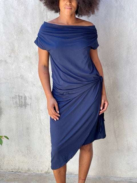 Nicole Navy Dress