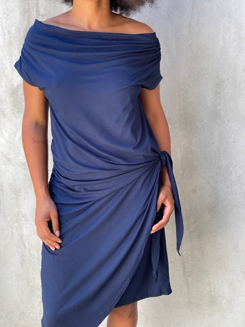 Nicole Navy Dress