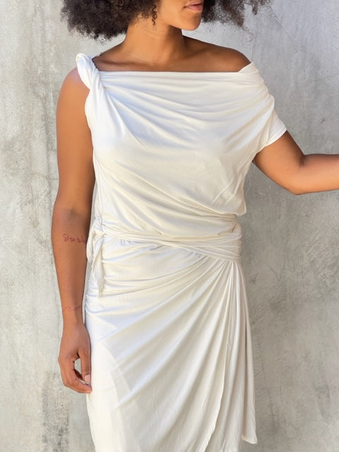 Nicole White Dress