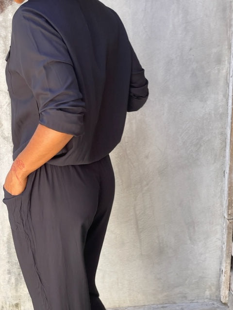 Roxi Grey Jumpsuit